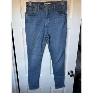 Levi's 721 High Rise Skinny Size 31 Women's Light Wash Jeans Stretch